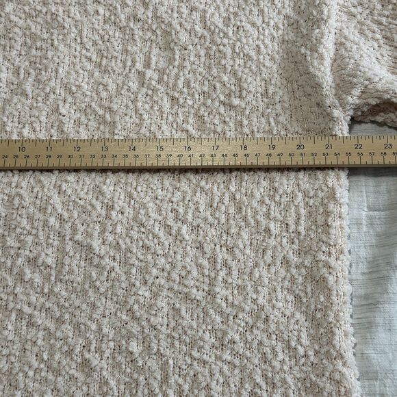 Studio B By Bobeau Pale Pink Textured Popcorn Sweater Women's Large - Picture 10 of 13